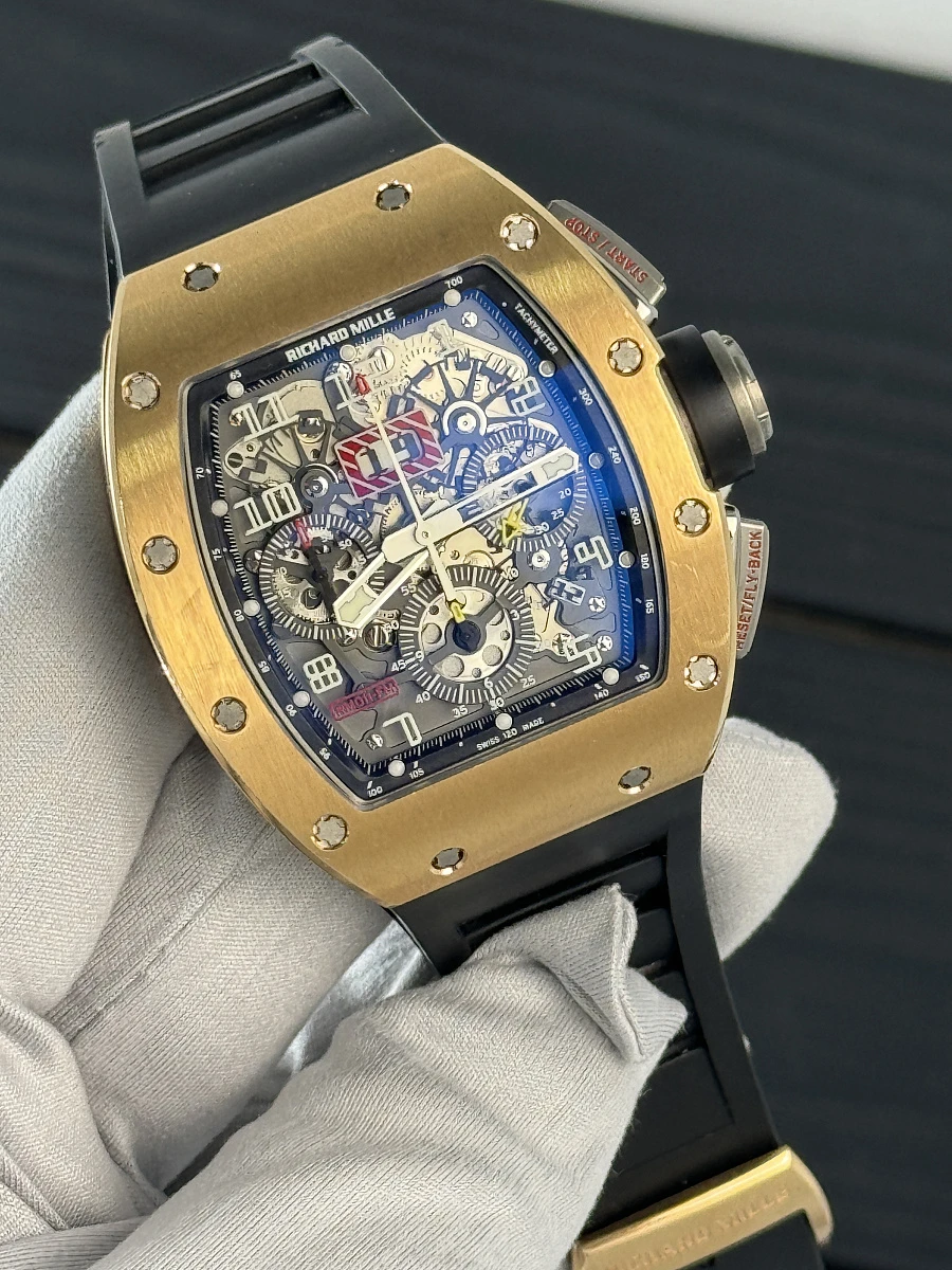 Купить элитные часы Richard Mille Rm11 Felipe Massa Rose Gold Titanium RM011 RG Ti: в наличии в Москве!