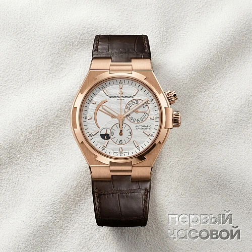 Overseas Dual Time Rose Gold White Dial