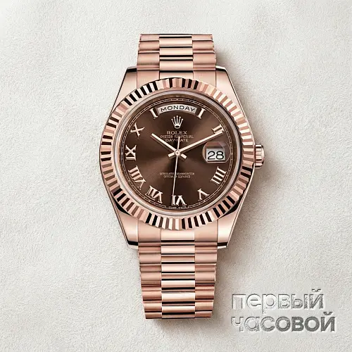 Day-Date II President Everose Gold Chocolate Dial