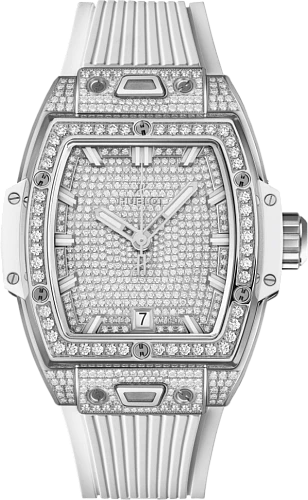 Shaped Spirit Of Big Bang Titanium White Full Pave