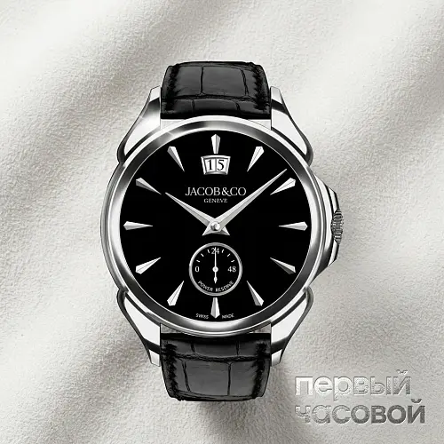 Palatial Classic Manual Big Date - Steel Onyx Black