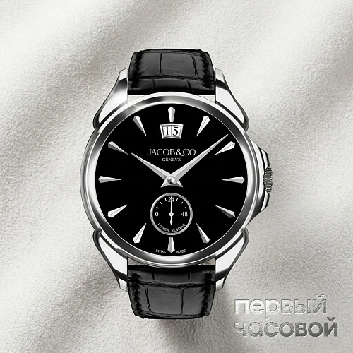 Palatial Classic Manual Big Date - Steel Onyx Black