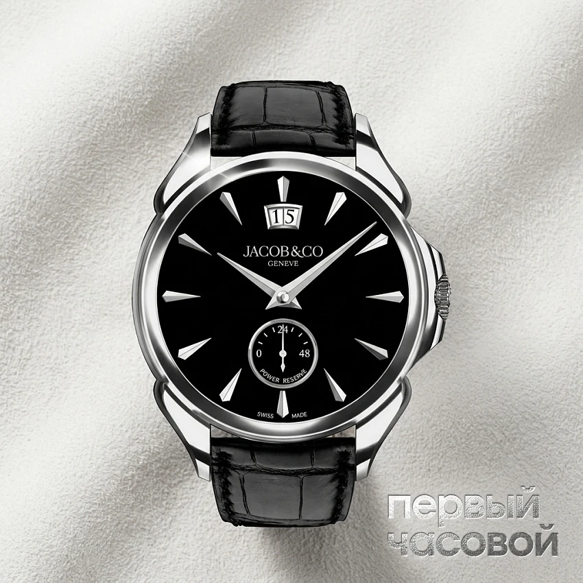 Palatial Classic Manual Big Date - Steel Onyx Black