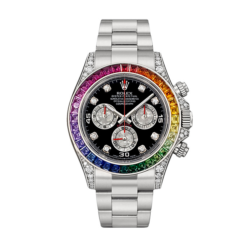 Daytona Rainbow Custom White Gold