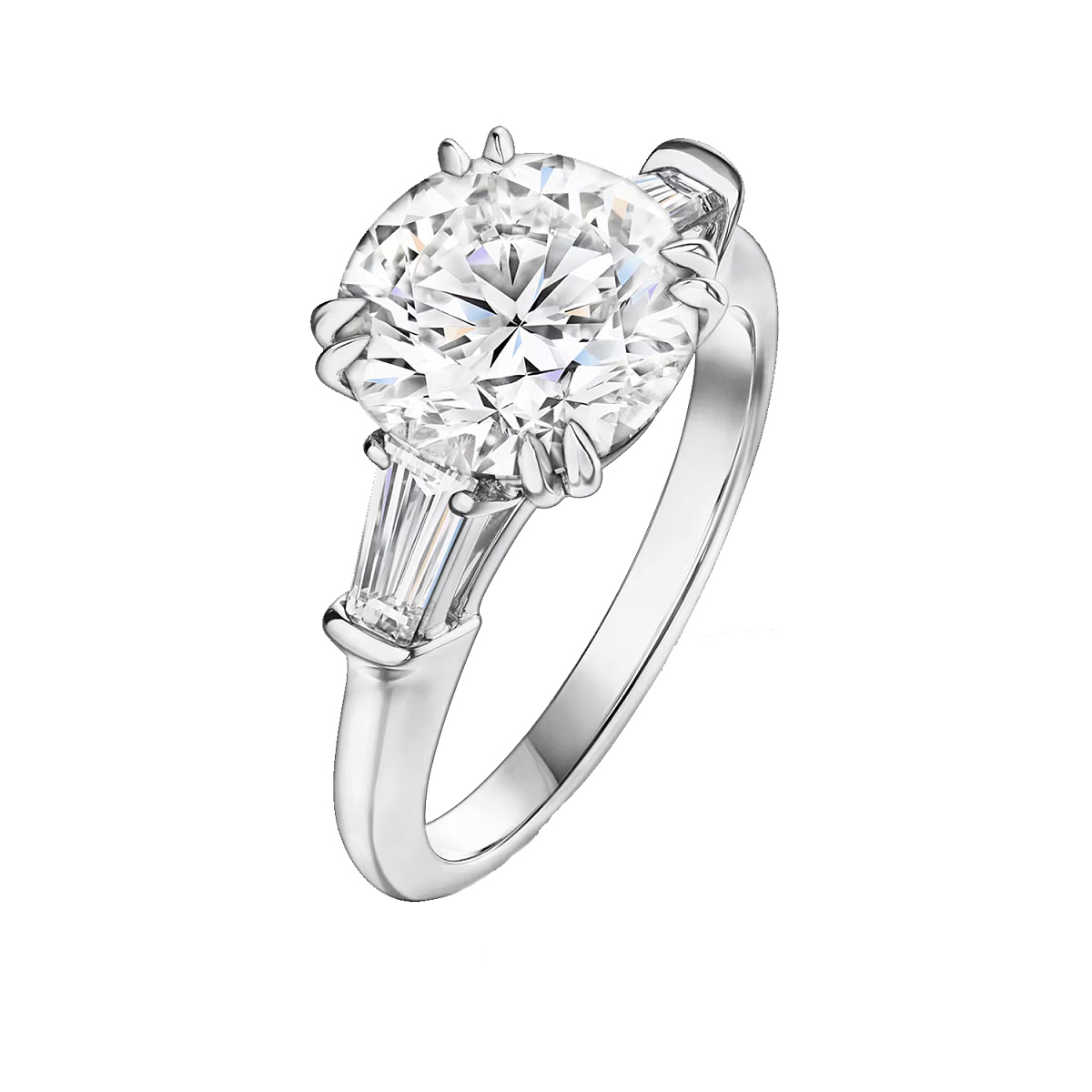 Studio jewelry Кольцо с бриллиантом 3,01 ct. H/VS2