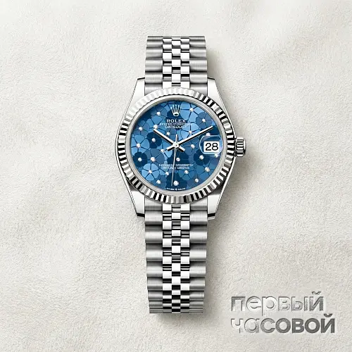 Datejust 31Mm Blue Floral Motif
