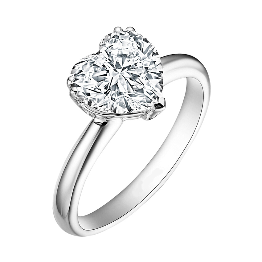 КОЛЬЦО С БРИЛЛИАНТОМ 5,67 CT. &quot;HEART&quot; I/SI2