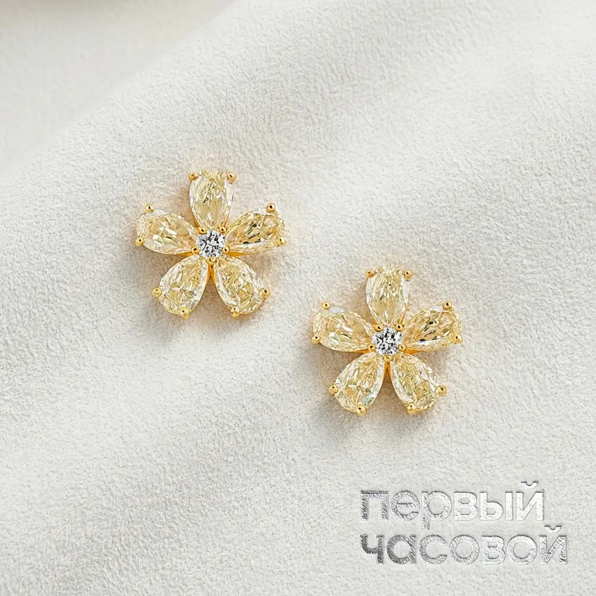 Серьги с бриллиантами 4,48 ct