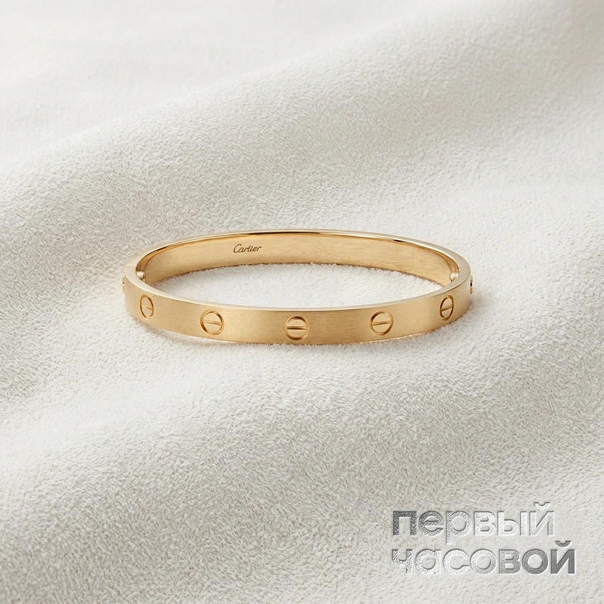 Love Bracelet, Classic Model, Brushed Yg