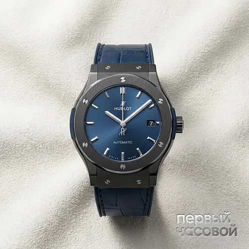 Classic Fusion Ceramic Blue 45mm