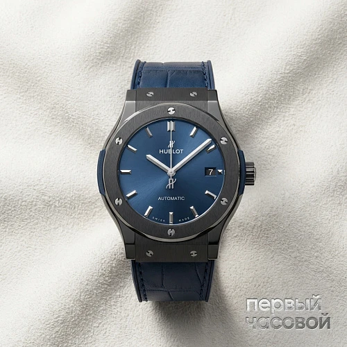 Classic Fusion Ceramic Blue 45mm
