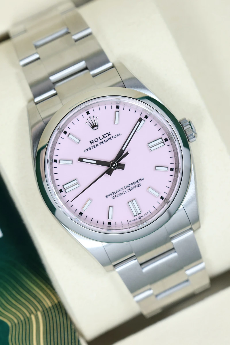 Rolex Oyster Perpetual 36 mm Candy Pink Dial 126000-0008 — фото 3