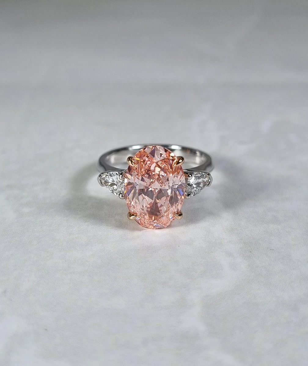Купить украшение NO NAME Кольцо с бриллиантом 4,51 ct. Fancy Intense pink*/SI1 : в наличии в Москве!