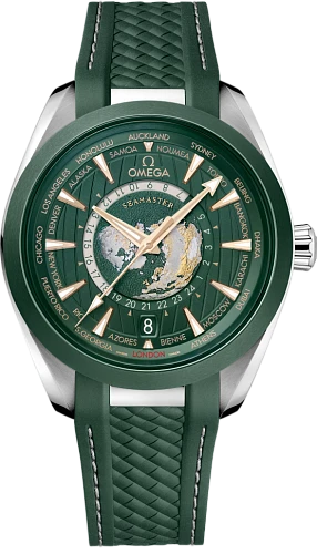 Seamaster Aqua Terra 150 m Co-axial Master Chronometer GMT Worldtimer 43 mm