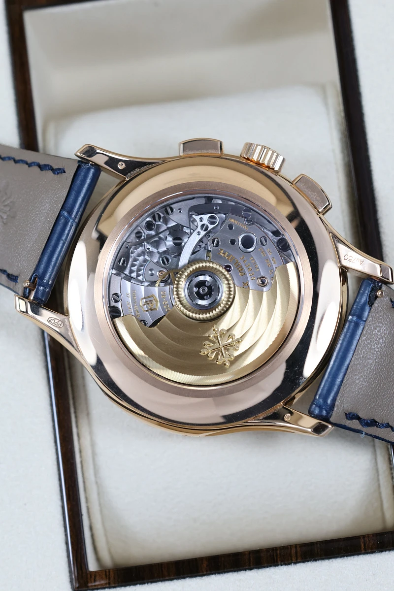 Купить элитные часы Patek Philippe Annual Calendar Chronograph Blue Dial 5905R-010: в наличии в Москве!