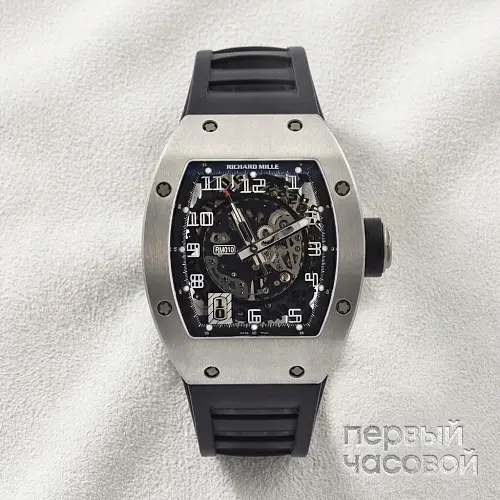 RM 010 Skeletonized Automatic White Gold
