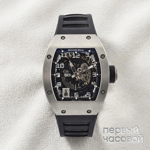 RM 010 Skeletonized Automatic White Gold