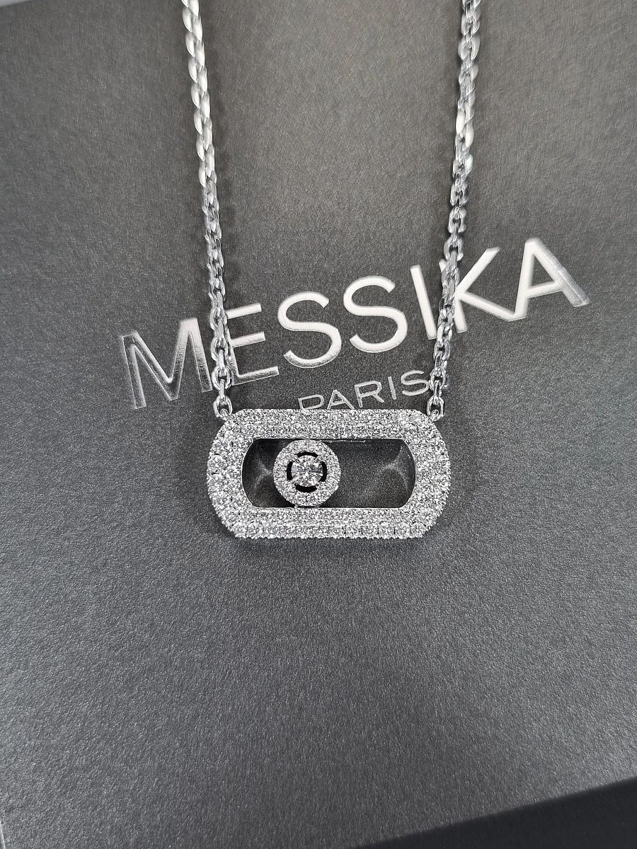 Купить украшение MESSIKA So Move Pavé Necklace So Move Pavé-Set Necklace 12945-WG: в наличии в Москве!