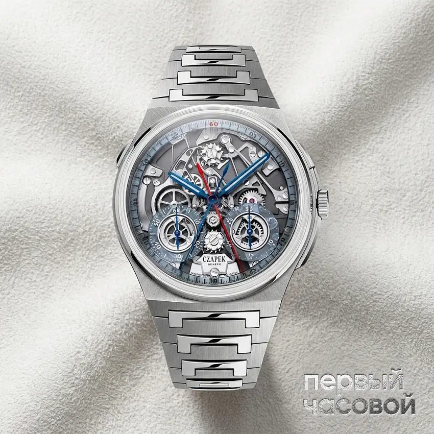 Czapek & Cie: Antarctique Rattrapante Ice Blue