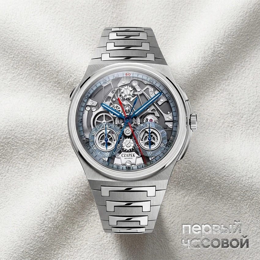 Czapek & Cie: Antarctique Rattrapante Ice Blue