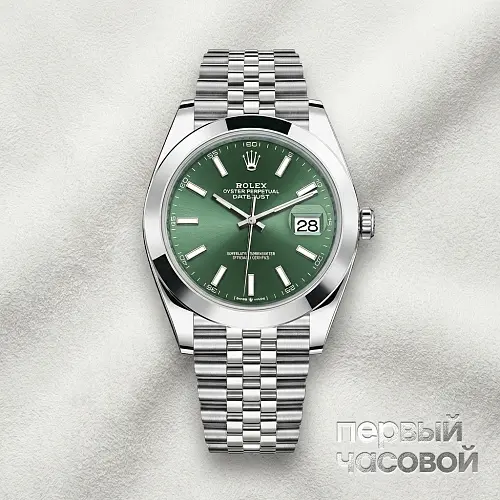 Oyster Perpetual Datejust 41 mm Mint Green