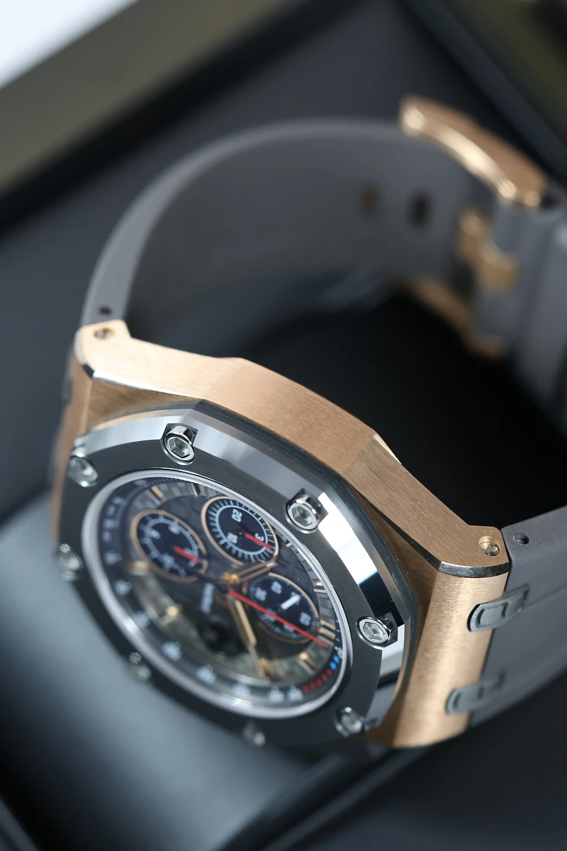 Купить элитные часы Audemars Piguet Royal Oak Offshore Michael Schumacher Rose Gold Titanium Limited Edition 26568OM.OO.A004CA.01: в наличии в Москве!