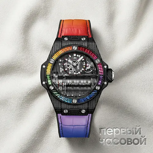Big Bang MP-11 Power Reserve 14 Days 3D Carbon Rainbow