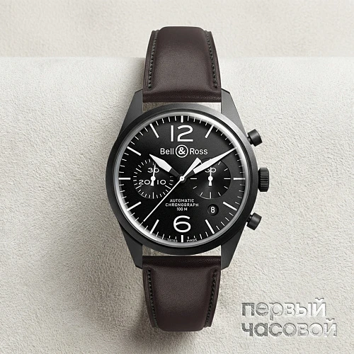 Vintage Chronograph Br 126 Original Carbon