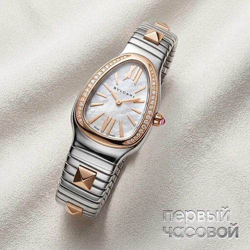 Serpenti Tubogas Steel & Yellow Gold