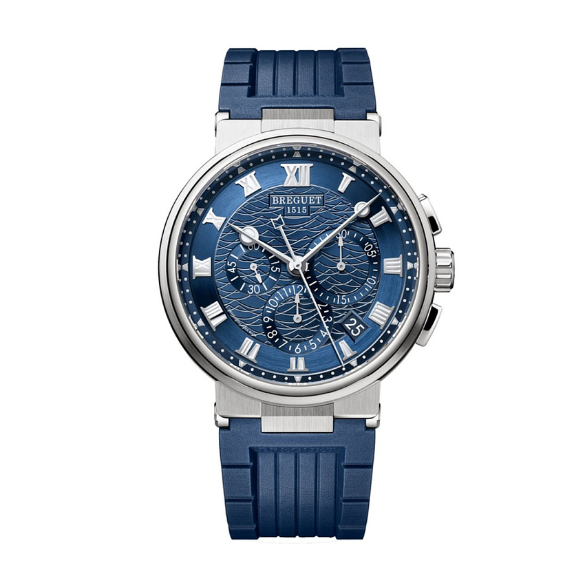 Marine Chronograph White Gold Blue Dial 5527