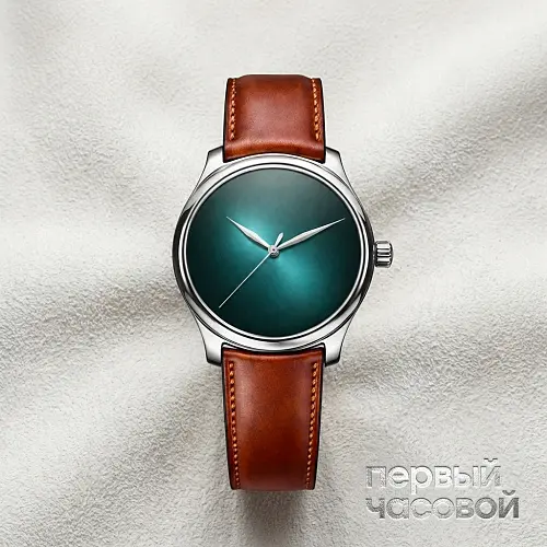 Endeavour Centre Seconds White Gold  Blue Lagoon 40mm