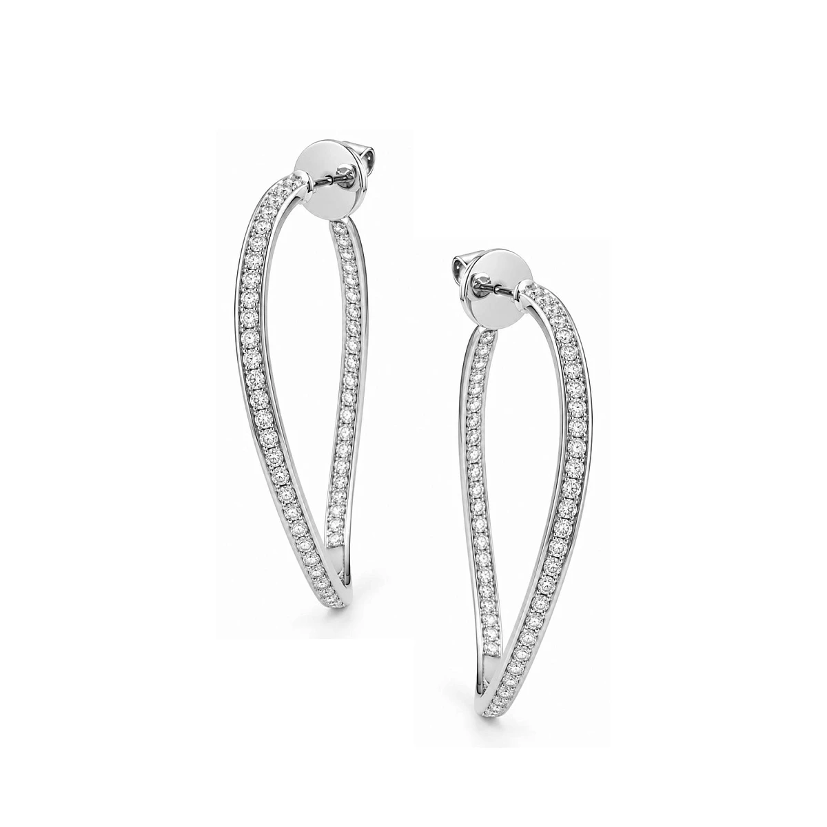 Memoire Hoops Earrings 1,50 ct.
