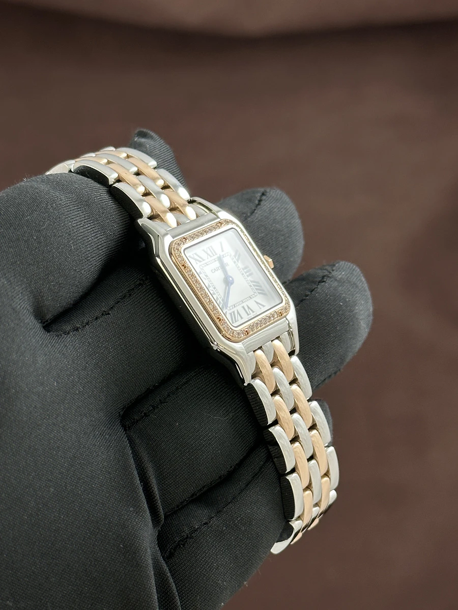 Купить элитные часы Cartier Panthere Medium Steel/Rose Gold Diamonds W3PN0007: в наличии в Москве!