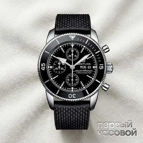 Superocean Heritage Chronograph 44 Black Dial