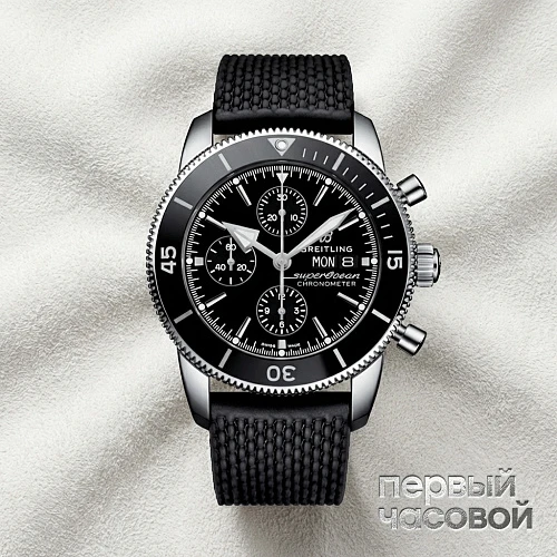 Superocean Heritage Chronograph 44 Black Dial
