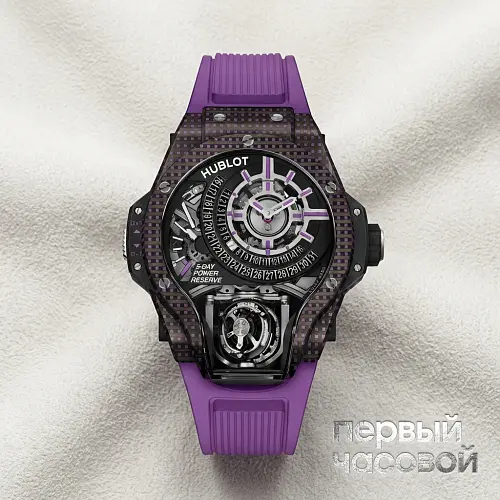 MP-09 Tourbillon Bi-axis Purple 3D Carbon