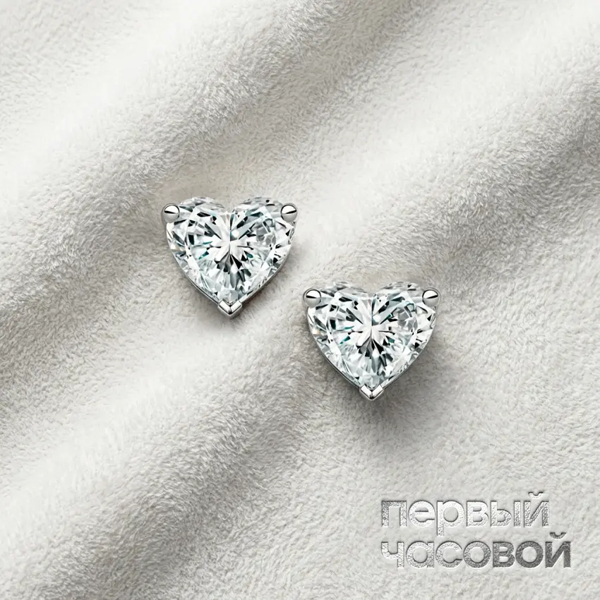 Серьги с бриллиантами 0,90/0,90 ct H/VS1