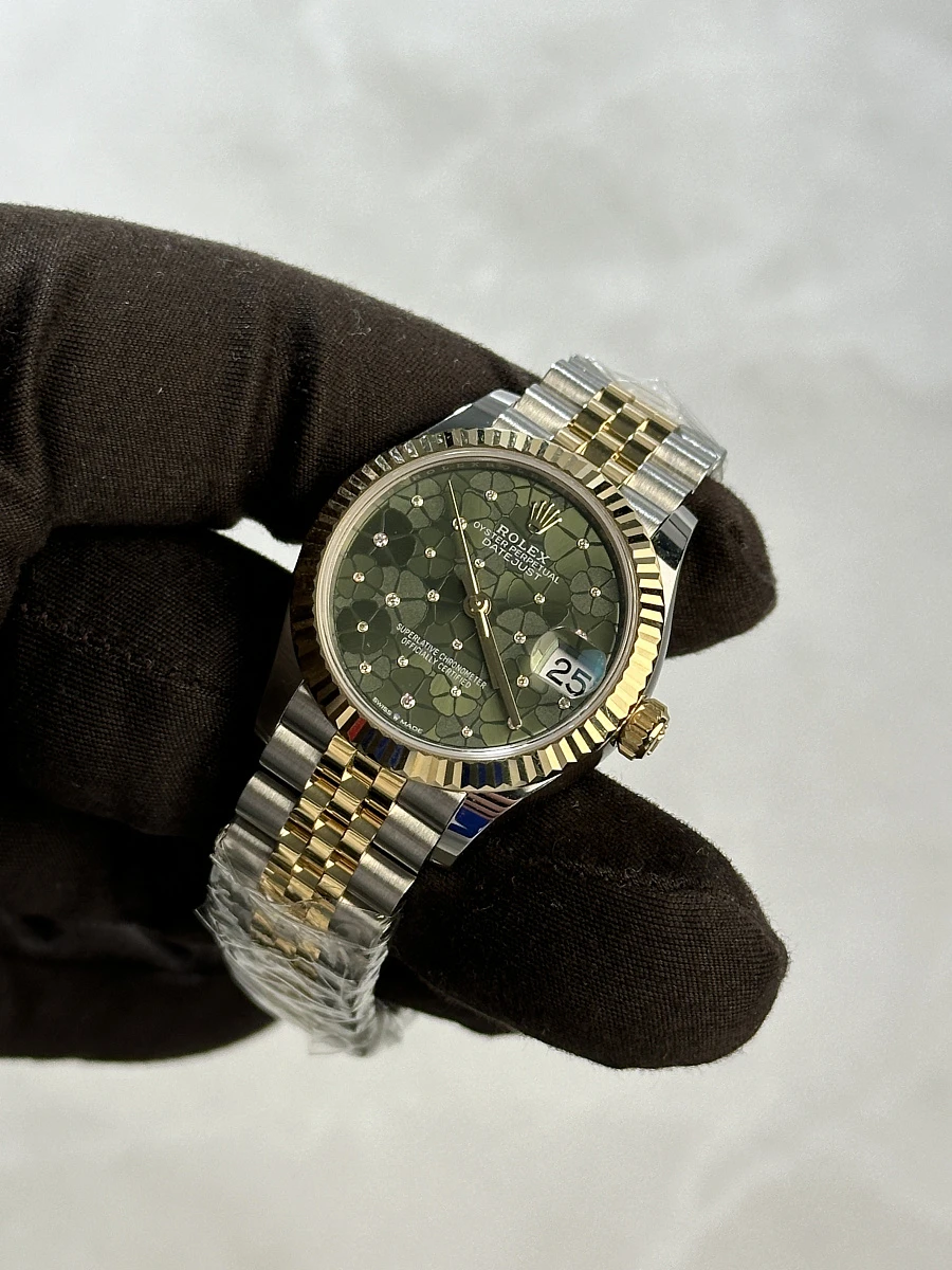 Купить элитные часы Rolex Steel and Yellow Gold Green Dial 278273: в наличии в Москве!