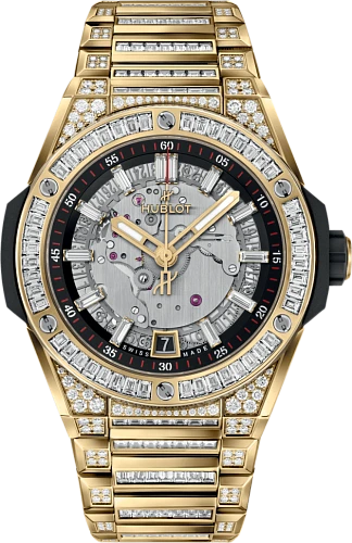 Big Bang Integrated Time Only Yellow Gold Jewellery