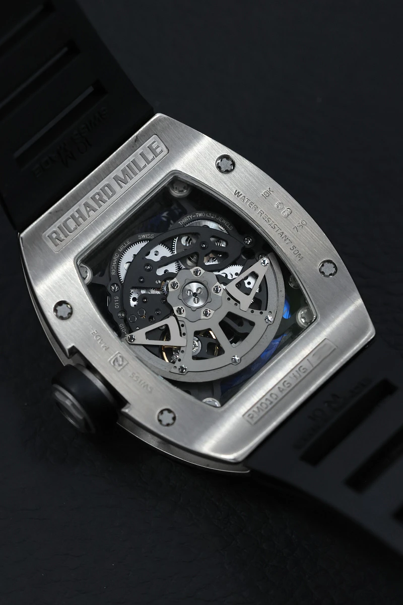 Richard Mille RM 010 Skeletonized Automatic White Gold RM010-WG — фото 7
