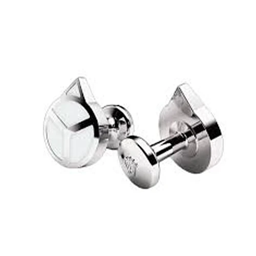 ‘Hand’ cufflinks white gold