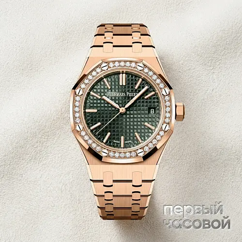 Royal Oak 50TH ANNIVERSARY 37mm Khaki Dial Rose Gold