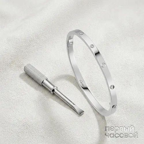Love Bracelet, Small Model, 6 Diamonds Wg