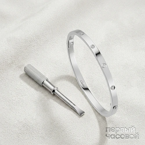 Love Bracelet, Small Model, 6 Diamonds Wg