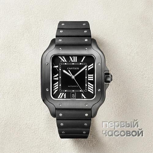 Santos De Cartier Black ADLC