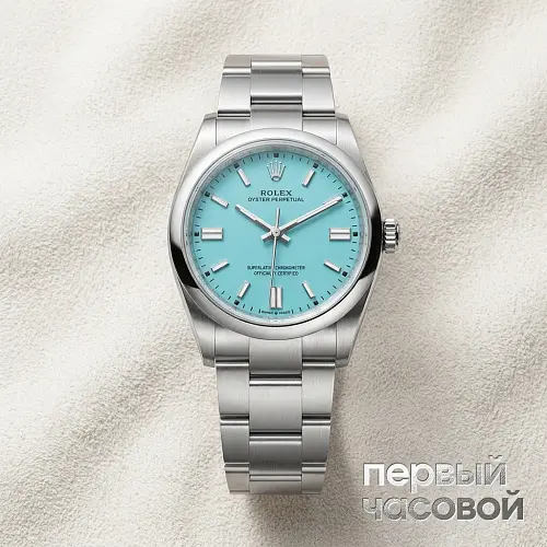 Perpetual 36 Stainless Steel Tiffany Dial