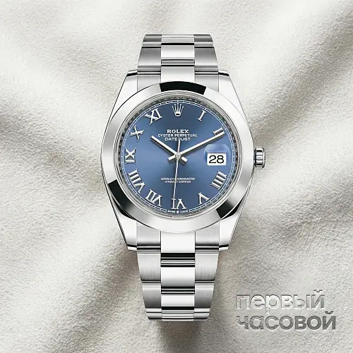 Oyster Perpetual Datejust Ii 41Mm Blue Azzurro