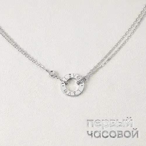 Love Necklace, 2 Diamonds B7219400