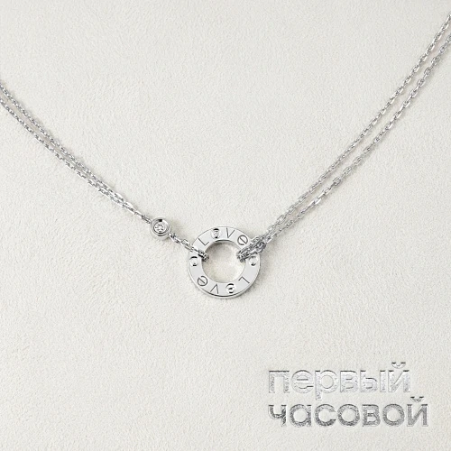 Love Necklace, 2 Diamonds B7219400