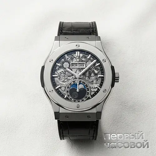 Classic Aerofusion Moonphase Titanium 42 mm